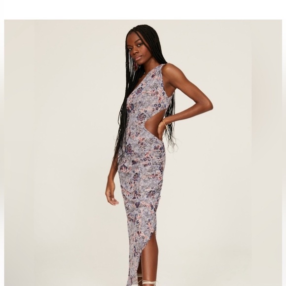 MISA Aries Dress in Feathered Floral size S NWT - Picture 6 of 10